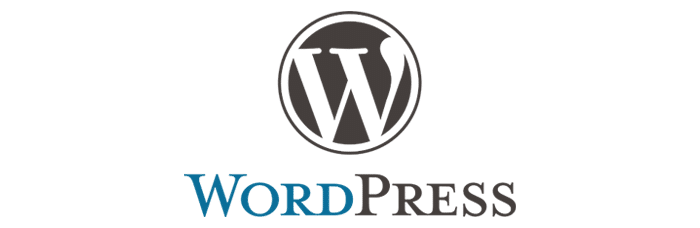 Grafik mit dem Schriftzug WordPress